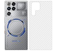 GIOPUEY Film Protection Arriere Compatible avec Nubia Red Magic 11 Pro/11S Pro, 4 Pièces 0.1mm Ultra-Mince Pet Doux Back Flim [Antidérapant] [Anti Empreintes Digitales]