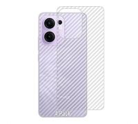 GIOPUEY Film Protection Arriere Compatible avec Oppo Reno 13F, [4 Pièces] 0.1mm Ultra-Mince Pet Doux Back Flim [Antidérapant] [Anti Empreintes Digitales]
