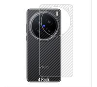 GIOPUEY Film Protection Arriere Compatible avec Vivo X200 Pro, [4 Pièces] 0.1mm Ultra-Mince Pet Doux Back Flim [Antidérapant] [Anti Empreintes Digitales]