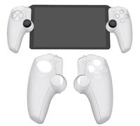 GIOPUEY Mince Coque Compatible avec PlayStation Portal Remote Player Poignée, Matériau Silicone - White