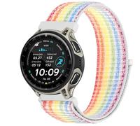 GIOPUEY Nylon Bracelet Compatible avec Amazfit Cheetah 2 Pro, Réglable Boucle Nylon Respirant Sport Loop Bracelet, Homme Femme - Colorful