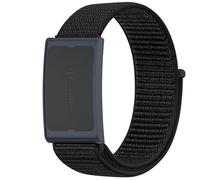 GIOPUEY Nylon Bracelet Compatible avec Amazfit Helio Strap, Réglable Boucle Nylon Respirant Sport Loop Bracelet, Homme Femme - Black