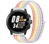 GIOPUEY Nylon Bracelet Compatible avec COROS APEX 4 42mm, Réglable Boucle Nylon Respirant Sport Loop Bracelet, Homme Femme - Colorful