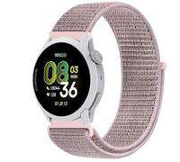 GIOPUEY Nylon Bracelet Compatible avec COROS Pace 4, Réglable Boucle Nylon Respirant Sport Loop Bracelet, Homme Femme - Pink