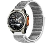 GIOPUEY Nylon Bracelet Compatible avec DOOGEE Anywise W1/W1 Pro, Réglable Boucle Nylon Respirant Sport Loop Bracelet, Homme Femme - Grey
