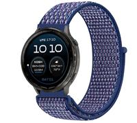 GIOPUEY Nylon Bracelet Compatible avec Garmin D2 Air X15, Réglable Boucle Nylon Respirant Sport Loop Bracelet, Homme Femme - Blue