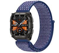 GIOPUEY Nylon Bracelet Compatible avec KOSPET Tank M4, Réglable Boucle Nylon Respirant Sport Loop Bracelet, Homme Femme - Blue