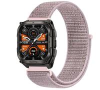 GIOPUEY Nylon Bracelet Compatible avec KOSPET Tank M4, Réglable Boucle Nylon Respirant Sport Loop Bracelet, Homme Femme - Pink