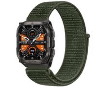 GIOPUEY Nylon Bracelet Compatible avec KOSPET Tank M4, Réglable Boucle Nylon Respirant Sport Loop Bracelet, Homme Femme - Green