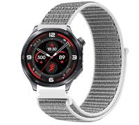 GIOPUEY Nylon Bracelet Compatible avec OnePlus Watch 3, 22mm Réglable Boucle Nylon Respirant Sport Loop Bracelet, Homme Femme - Grey