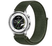 GIOPUEY Nylon Bracelet Compatible avec OPPO Watch S, Réglable Boucle Nylon Respirant Sport Loop Bracelet, Homme Femme - Green