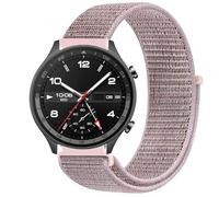 GIOPUEY Nylon Bracelet Compatible avec Oppo Watch Sport, Réglable Boucle Nylon Respirant Sport Loop Bracelet, Homme Femme - Pink