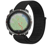 GIOPUEY Nylon Bracelet Compatible avec Polar Grit X2, Réglable Boucle Nylon Respirant Sport Loop Bracelet, Homme Femme - Black