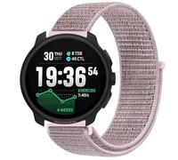 GIOPUEY Nylon Bracelet Compatible avec Suunto Race 2, Réglable Boucle Nylon Respirant Sport Loop Bracelet, Homme Femme - Pink