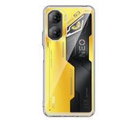 GIOPUEY pour Nubia Neo 3 Étui, Coque en PC Dur + TPU Souple, Grande Transparence, Étui Transparent, Amortisseur Antichoc - Transparent