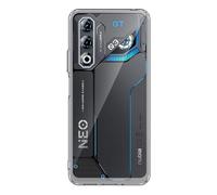 GIOPUEY pour Nubia Neo 3 GT Étui, Coque en PC Dur + TPU Souple, Grande Transparence, Étui Transparent, Amortisseur Antichoc - Transparent