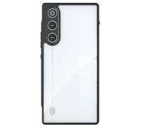 GIOPUEY pour Nubia RedMagic 10 Air Étui, Coque en PC Dur + TPU Souple, Grande Transparence, Étui Transparent, Amortisseur Antichoc - Transparent