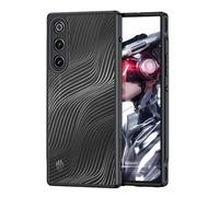 GIOPUEY pour RedMagic 10 Air Étui, Coque en PC Dur + TPU Souple, Étui Mat, Amortisseur Antichoc, Pas de Jaunissement - Black
