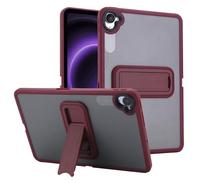 GIOPUEY pour Xiaomi Pad Mini 8.8 2025 Étui, avec Support, Coque en PC Dur + TPU Souple, Étui Mat Case, Amortisseur Antichoc, Pas de Jaunissement - Red
