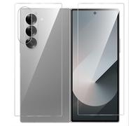 GIOPUEY Protection Écran Compatible avec Samsung Galaxy Z Fold 6, avec Arriere Protection, Verre Trempé, Très Mince, Résistant Aux Rayures - Transparent