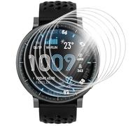 GIOPUEY Protection Écran pour Amazfit Active Max, [6 Packs] Ultra-Mince et Doux TPU écran Protecteur [Anti-Rayures] [Anti-Bulle] Ultra-Mince Film - Transparent