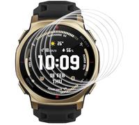 GIOPUEY Protection Écran pour Amazfit T-Rex 3 Pro 44mm, [6 Packs] Ultra-Mince et Doux TPU écran Protecteur [Anti-Rayures] [Anti-Bulle] Ultra-Mince Film - Transparent