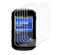 GIOPUEY Protection Écran pour Garmin Edge 550, [6 Packs] Ultra-Mince et Doux TPU écran Protecteur [Anti-Rayures] [Anti-Bulle] Ultra-Mince Film - Transparent