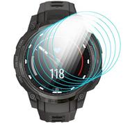 GIOPUEY Protection Écran pour Garmin Instinct Crossover AMOLED, [6 Packs] Ultra-Mince et Doux TPU écran Protecteur [Anti-Rayures] [Anti-Bulle] Ultra-Mince Film - Transparent