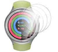 GIOPUEY Protection Écran pour Motorola Moto Watch 2026, [4 Packs] Verre trempé Film Protection en écran Protecteur [Anti-Rayures] [Anti-Bulle] Ultra-Mince Film - Transparent