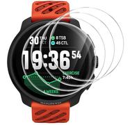GIOPUEY Protection Écran pour Suunto Race 2, [4 Packs] Verre trempé Film Protection en écran Protecteur [Anti-Rayures] [Anti-Bulle] Ultra-Mince Film - Transparent
