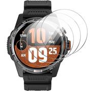 GIOPUEY Protection Écran pour TicWatch Atlas, [4 Packs] Verre trempé Film Protection en écran Protecteur [Anti-Rayures] [Anti-Bulle] Ultra-Mince Film - Transparent