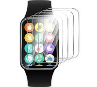 GIOPUEY Protection Écran pour Xiaomi Mi Band 8 Pro, [4 Packs] Verre trempé Film Protection en écran Protecteur [Anti-Rayures] [Anti-Bulle] Ultra-Mince Film - Transparent