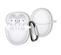 GIOPUEY Transparent Étuis Compatible avec Huawei FreeBuds 5,Coque TPU, Case CoverPoids léger, Antichoc, Portable - Transparent