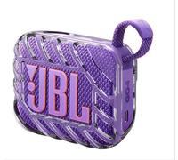 GIOPUEY Transparent Étuis Compatible avec JBL Go 4，Coque TPU, Case CoverPoids léger, Antichoc, Portable - Transparent