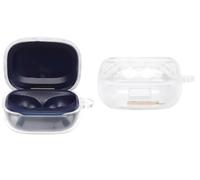 GIOPUEY Transparent Étuis Compatible avec JBL Live Flex 4/Flex 4/Buds4，Coque TPU, Case CoverPoids léger, Antichoc, Portable - Transparent
