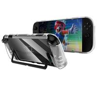 GIOPUEY Transparent Étuis Compatible avec Nintendo Switch 2,Coque TPU, Case CoverPoids léger, Antichoc, Portable - Transparent