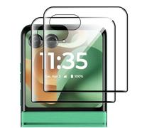 GIOPUEY Verre Trempé Compatible avec Motorola Razr 60, 2 Pièces Verre à Haute Transmittance, Résistant Aux Rayures, Coque Compatible, Protection Écran pour Motorola Razr 60