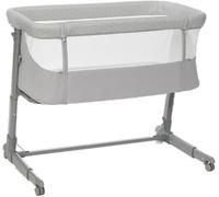 Giordani G-Dream Together Berceau à côté du lit pour nouveau-né 0-6 mois(max. 9 kg), Hauteur réglable sur 7 positions,pieds rétractables, fonction anti-reflux, 4 roues avec frein et sac de transport