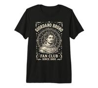 Giordano Bruno Philosophe Italie Moine T-Shirt Haut de Gamme