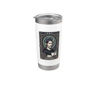 Giordano Bruno Poète Gobelet isotherme en acier inoxydable double paroi