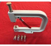Giorgetti Strass - Machine pince à sertir applicateur torsadé pour fixer des perles avec rivet broches rondes robes vêtements décorations cuir sacs chaussures tissu manuel