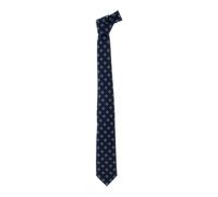 Giorgio Armani - Cravate Avec Imprimé Logo Intégral - Homme - Accessoires - Bleu - Taille: ONE Size