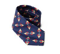 Giorgio Armani - Cravate en Soie Bleue Style Élégant - Homme - Accessoires - Bleu - Taille: ONE Size