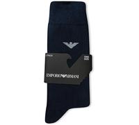 Giorgio Armani Emporio Armani 2 Pack Cotton Socks Nvy/Stripe00135 ONESZ Male