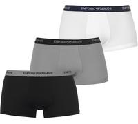 Emporio Armani Homme Cc717-111357 Boxer, Multicolore (Bianco/Nero/Grigio), XL EU