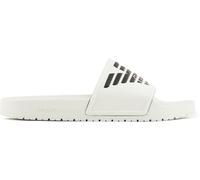 Giorgio Armani Emporio Armani Men's Pool Sliders Blanc/Noir D611 12 (46) Male