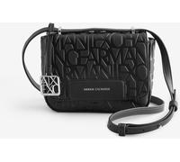 Giorgio Armani Exchange Armani Exchange Logo Messenger Black Bag