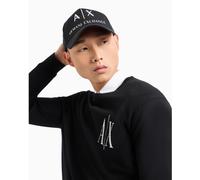 Giorgio Armani Exchange Corp Logo Baseball Cap Black 00121 Taille unique Male