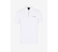 Giorgio Armani Exchange Jersey Cotton Polo Shirt Blanc 1100 S Male