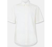 Giorgio Armani Exchange Men's Short-Sleeve Plain Shirt Blanc cassé 2XL Male